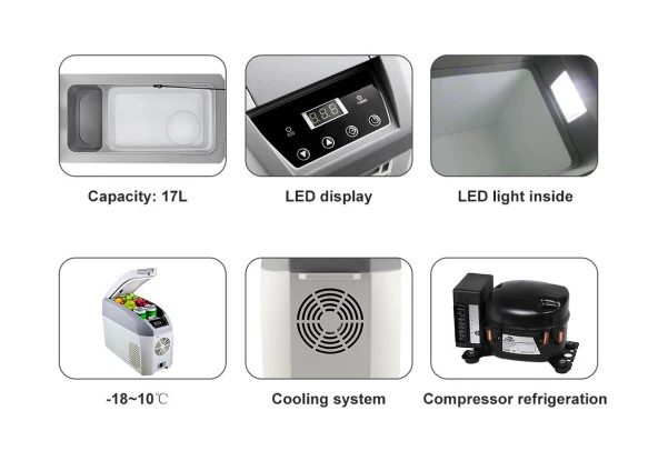 Icepeak Kompresörlü Oto Buzdolabı 12V/24V 17 Litre - 5