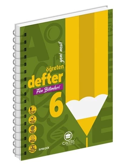 Çanta Yayınları 6.Sınıf Fen Bilimleri Okula Yardımcı Öğreten Defter