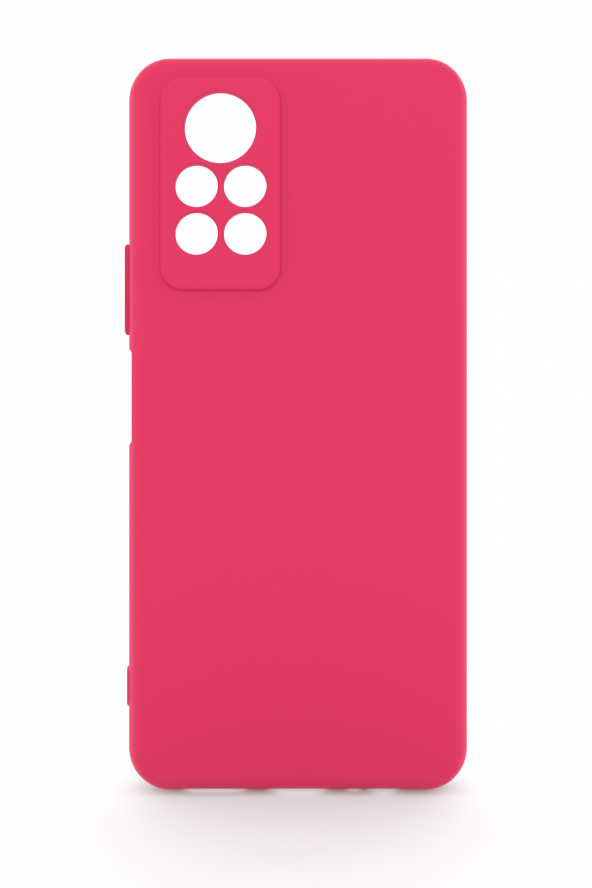 Infinix Note 11 Pro Kamera Korumalı Kırmızı Silikon Rubber Kılıf Arka Kapak