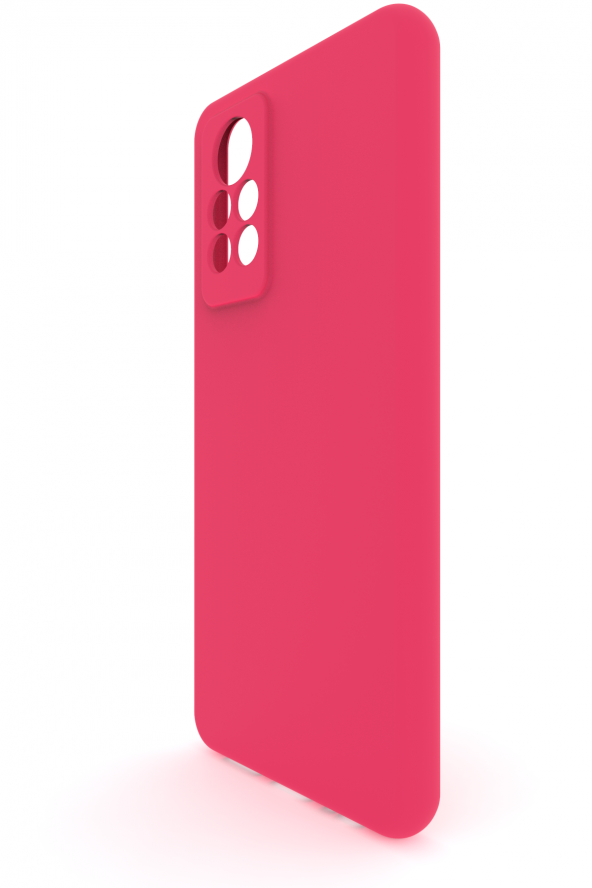 Infinix Note 11 Pro Kamera Korumalı Kırmızı Silikon Rubber Kılıf Arka Kapak - 4