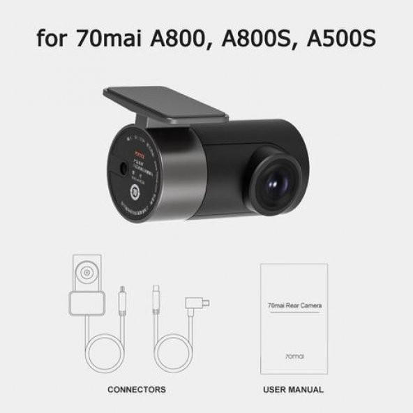 70mai Arka Kamera Rc06 - A500s/a800/a800s Ile Uyumlu RC06 - 2