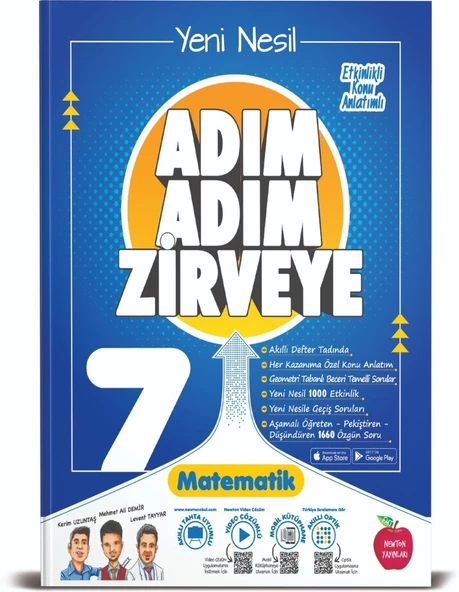 Newton 7.Sınıf Matematik Adım Adım Zirveye Matematik Soru Bankası