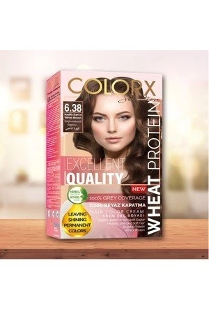 Colorx Saç Boyası Tekli Set - 6.38 KADİFE KAHVE ürün görseli 1