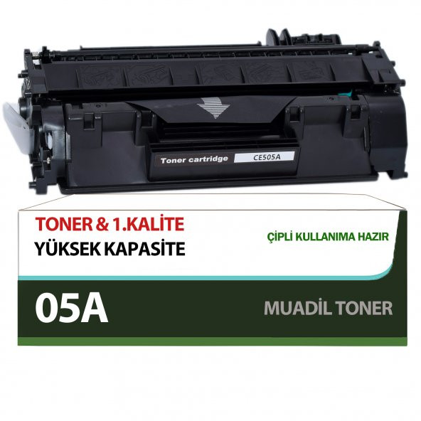 For HP LaserJet P2055dn Toner Muadil Yüksek Kapasite 05A 505a