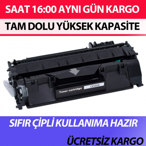 For Hp M401dne Toner Muadil Yüksek Kapasite 05A 505a