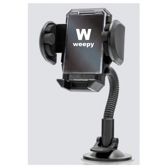 Weepy WPY-100 Vakumlu 360 Derece Rotasyonlu Araç İçi Telefon Tutacağı