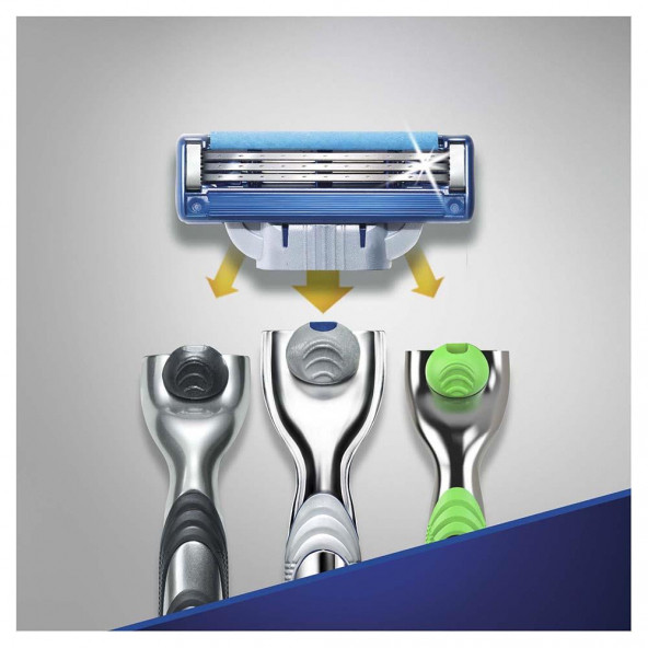 Gillette Mach3 Turbo 8'li Yedek Tıraş Bıçağı - 3