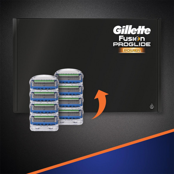 Gillette Fusion 5 ProGlide POWER 8'li Yedek Tıraş Bıçağı - 4