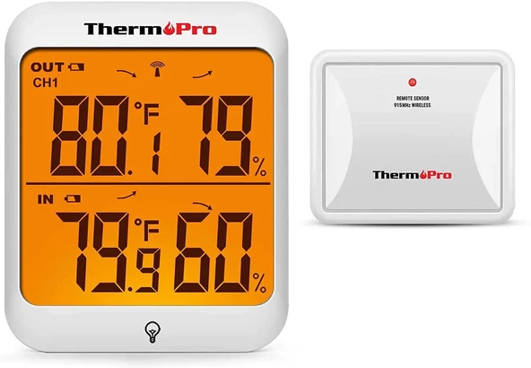 Cosmostech Thermo TP-63C Wifi İç ve Dış Mekan Dijital Isı ve Nem Ölçer