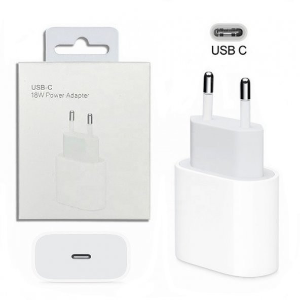 Day Orjinal Apple iPhone 13 Mini 18W Hızlı Şarj Aleti Seti USB-C (KABLOSUZ)