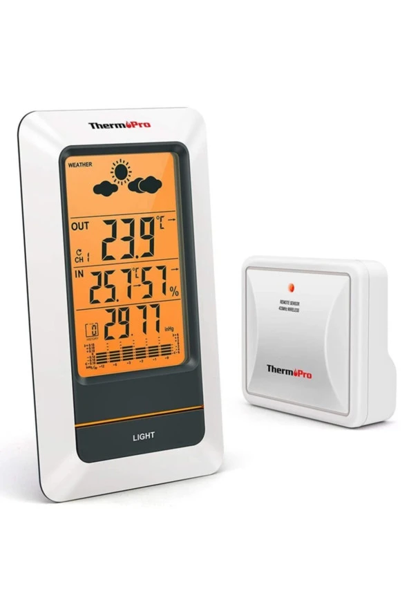 ThermoPro TP-67A  İç-Dış Mekan Dijital Isı,Nem,Basınç Ölçer
