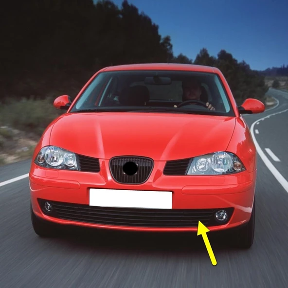 Seat İbiza 2003-2009 Ön Tampon Sol Sis Farı Kapağı 6L0853665L