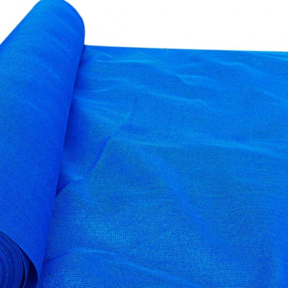 95 MAVİ GÖLGELİK FİLE ÇİT FİLESİ 4X20 METRE ENLİ 75LİK BAHÇE ÇİT ÖRTÜSÜ JÜT GÖLGELİK KORUMA TÜLÜ - Resim 2