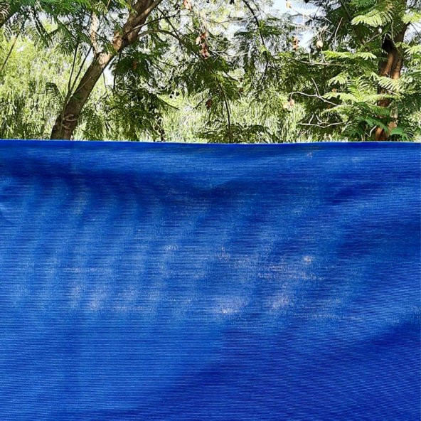 95 MAVİ GÖLGELİK FİLE ÇİT FİLESİ 4X10 METRE ENLİ 75LİK BAHÇE ÇİT ÖRTÜSÜ JÜT GÖLGELİK KORUMA TÜLÜ ürün görseli 1