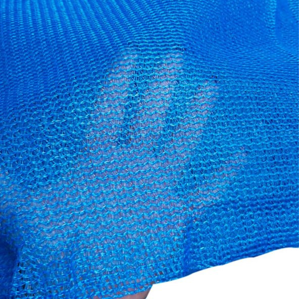 75 MAVİ GÖLGELİK FİLE ÇİT FİLESİ 4X30 METRE ENLİ 75LİK BAHÇE ÇİT ÖRTÜSÜ JÜT GÖLGELİK KORUMA TÜLÜ - Resim 3