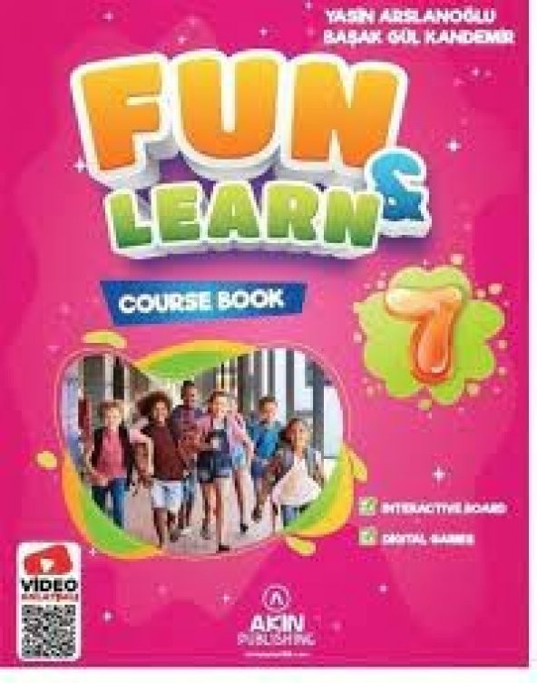 Akın Yayınları 7. sınıf Fun Learn 7 Course book