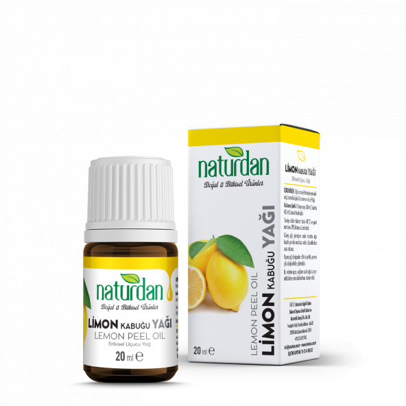 Naturdan Limon Kabuğu Yağı 20 ml