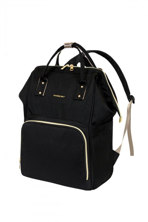 Çok Amaçlı Anne Bebek Bakım Sırt Çantası Klasik Siyah - 10