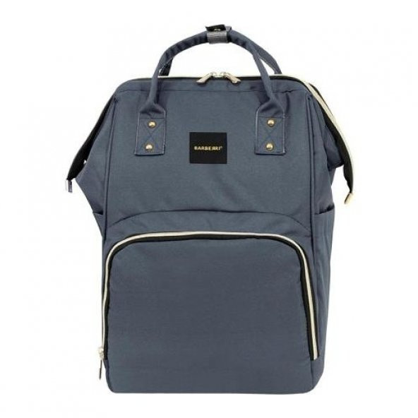 Çok Amaçlı Anne Bebek Bakım Sırt Çantası Klasik Gri