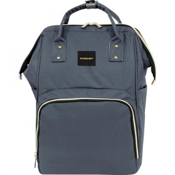 Çok Amaçlı Anne Bebek Bakım Sırt Çantası Klasik Gri - 2