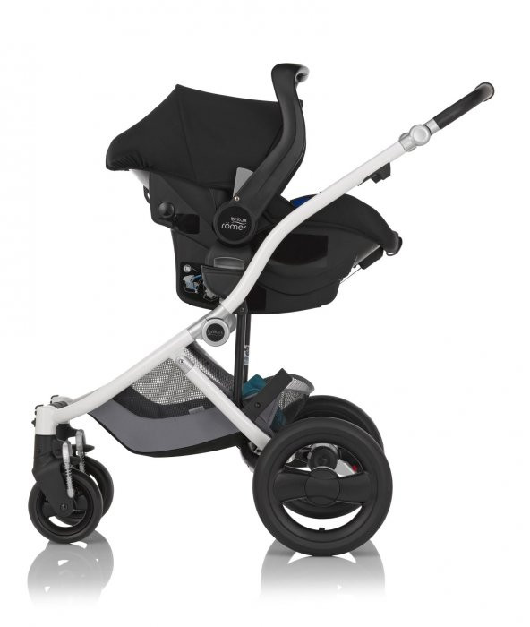 Britax Römer Affinity 2 Bebek Arabası Gri Kumaş Beyaz Kasa + Kırmızı Renk Paketi HEDİYE - 4