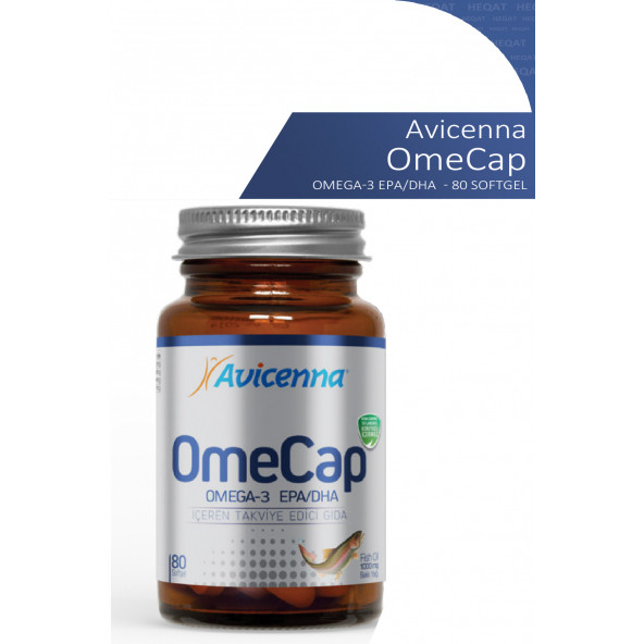 Avicenna - Omecap - Omega 3 İçeren Takviye Edici Gıda - 80 Softjel