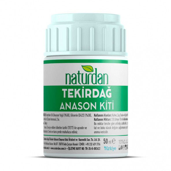 Naturdan Tekirdağ Anason Aroması 50 ml