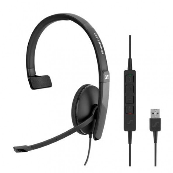 Sennheiser SC 130 USB CTRL Tek Taraflı USB Kablolu UC Kulaklığı