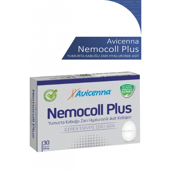 Avicenna - Nemocoll Plus - Yumurta Zarı Hyaluronik Asit İçeren Takviye Edici Gıda - 30 Kapsül