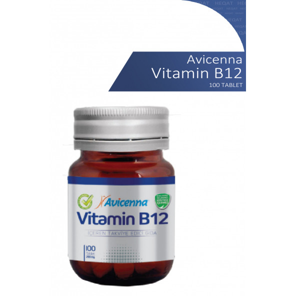 Avicenna - Vitamin B12 içeren Takviye Edici Gıda - 100 Tablet