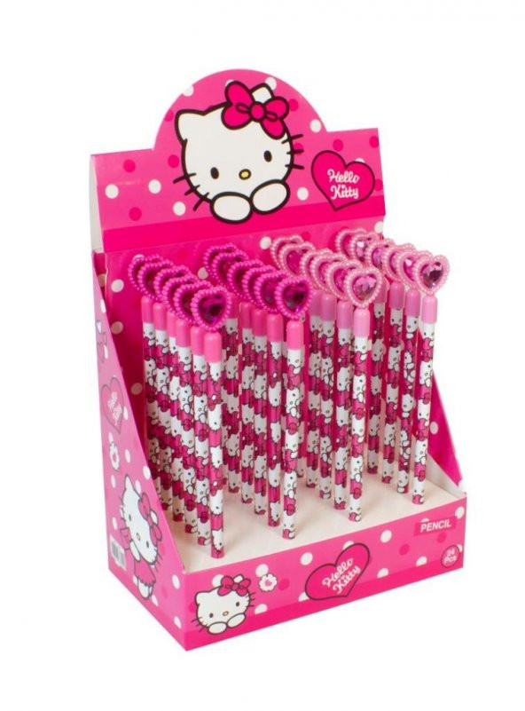 Dolphin Meowmaıd Başlıklı Kurşun Kalem Kalp (24 lü)Mm-7148