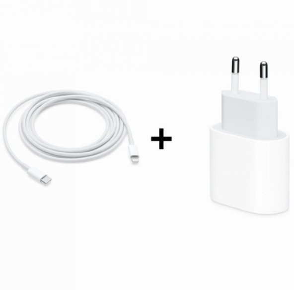 Orjinal Apple iPhone 6S 20W Hızlı Şarj Aleti Seti USB-C - 1