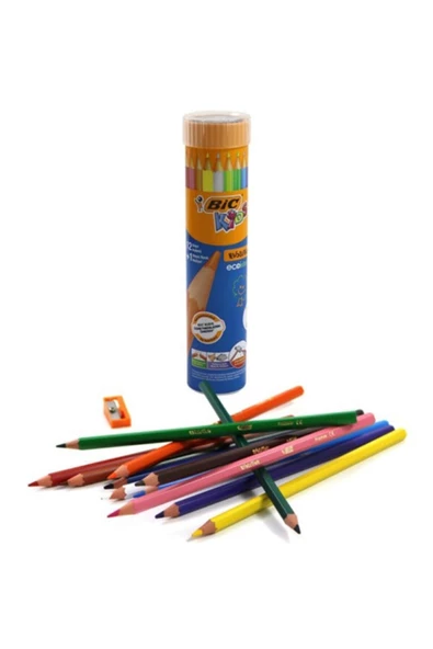 Kids Evolution Kuru Boya Kalemi 12+1 Renk Metal Tüp - 2