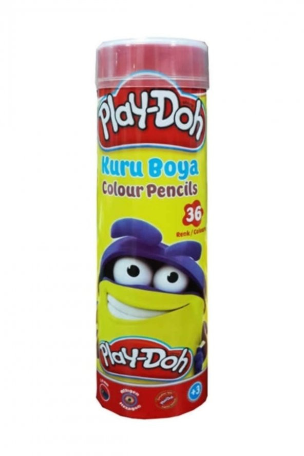 Play-Doh 36 Renk Kuru Boya Metal Tüp