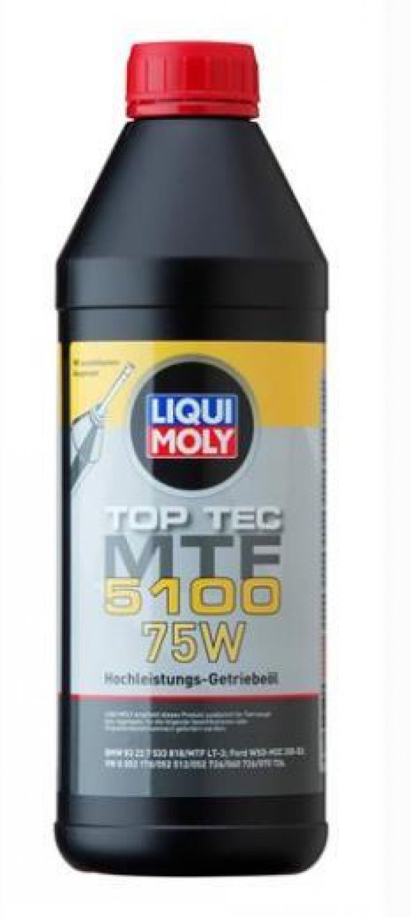 Liqui Moly Top Tec MTF 5100 75W Şanzıman Yağı 1L (Üretim: 2022)