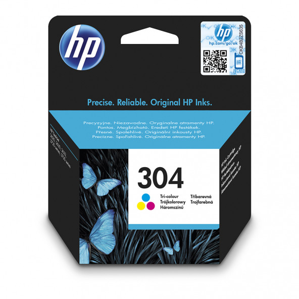 HP N9K05AE (304) UC RENKLI MUREKKEP KARTUSU 100 SAYFA