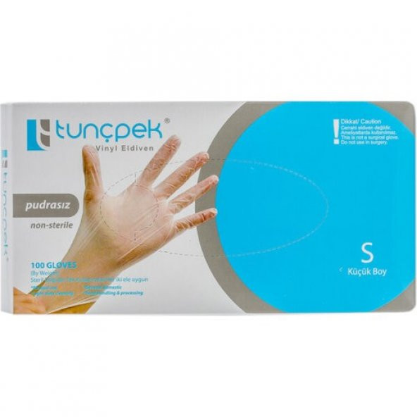 Tunçpek Eldiven Pudrasız S