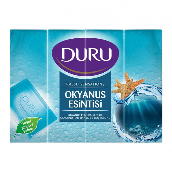 Duru Fresh Duş Sabunu Okyanus Esintisi 4X150 G