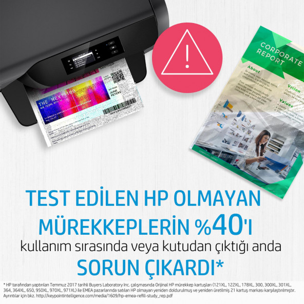 HP 3YM62AE (305XL) SIYAH MUREKKEP KARTUS - 2