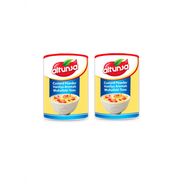 ALTUNSA CUSTARD POWDER VANILYA AROMALI "MUHALLEBI TOZU" 2 x 300 g