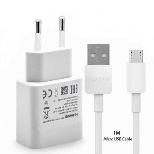 Day Orjinal Huawei Y6 2018 5V 2A 18W Hızlı Şarj Cihazı ve Micro USB Data Kablosu