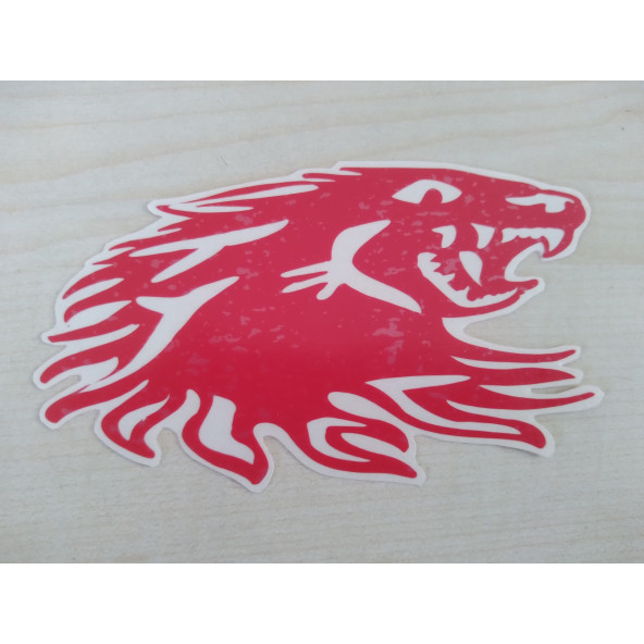 EJDERHA sticker (2Lİ TAKIM) KIRMIZI 11cmx6cm (DRAGON) EJDERHA ETİKETİ ÇIKARTMASI logosu arması - Resim 2