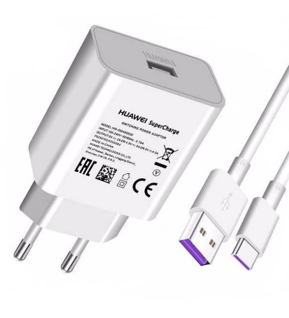 Day Huawei Rs Porsche Orij. Super Charge 40W 4A Hızlı Şarj Aleti + Type-C Kablo İTH. GARANTİLİ