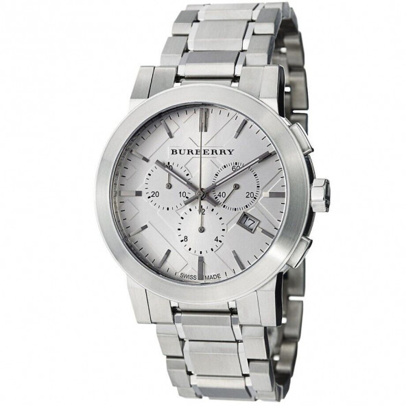 Burberry The City BU9750 Gümüş Ton Paslanmaz Çelik Unisex Saat 38 mm - 6