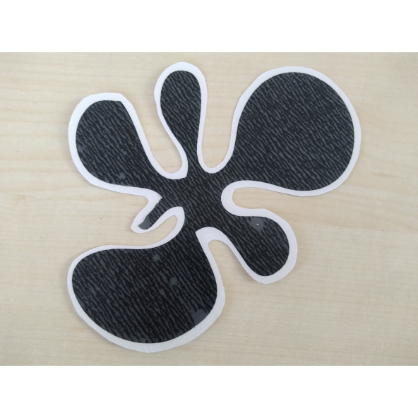 ÇAMUR LEKESİ STİCKER Siyah 15x11cm - LEKE STİCKER, ÇAMUR ETİKETİ, ÇAMUR ÇIKARTMASI ürün görseli