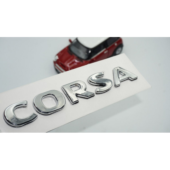 Opel Corsa 3M 3D Krom ABS Logo Amblem