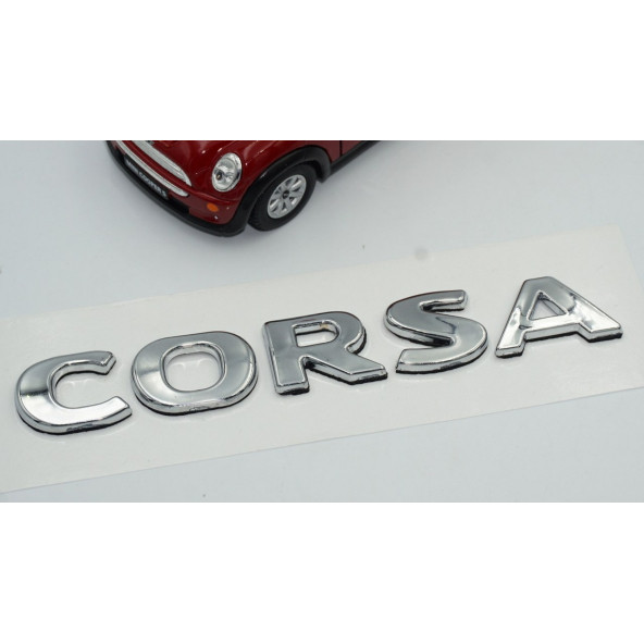 Opel Corsa 3M 3D Krom ABS Logo Amblem - 3