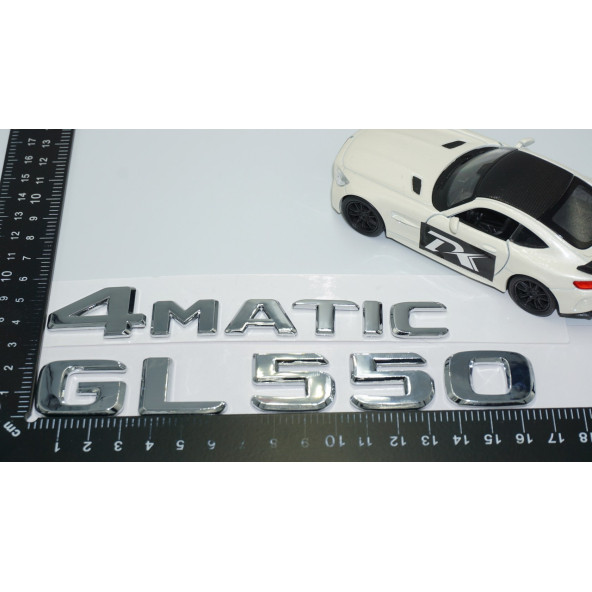 DK Tuning GL550 4Matic Bagaj Krom ABS Yazı Logo Benz İle Uyumlu - 4