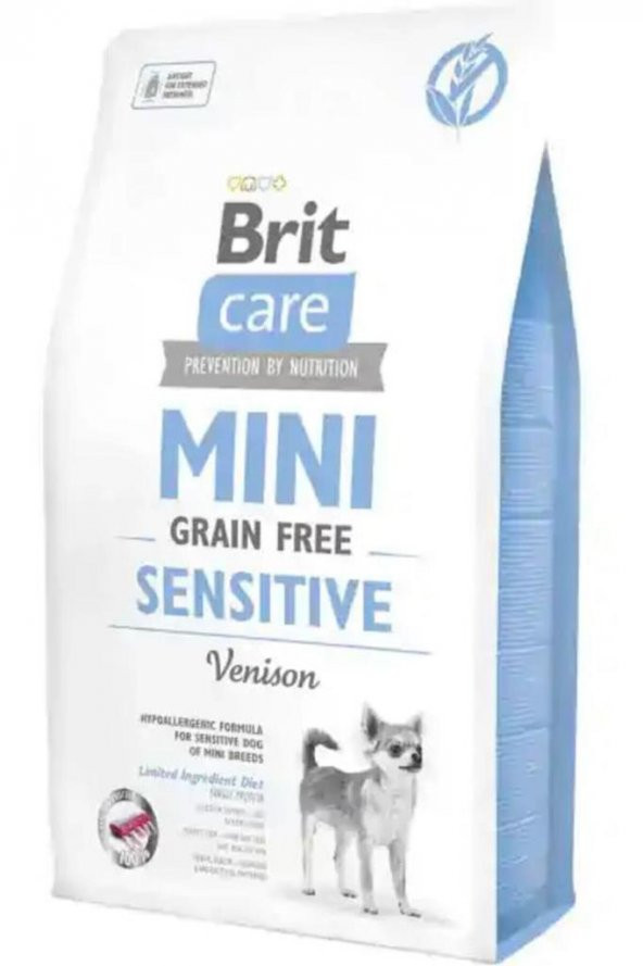 Brit Care Brit Care Tahılsız Mini Adult Hassas Geyikli Köpek Maması 2 kg - Resim 2