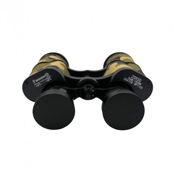 Baigish 20x50 Rus Model Kamuflaj Dürbün, Süper Kalite 1000m/56m - 5
